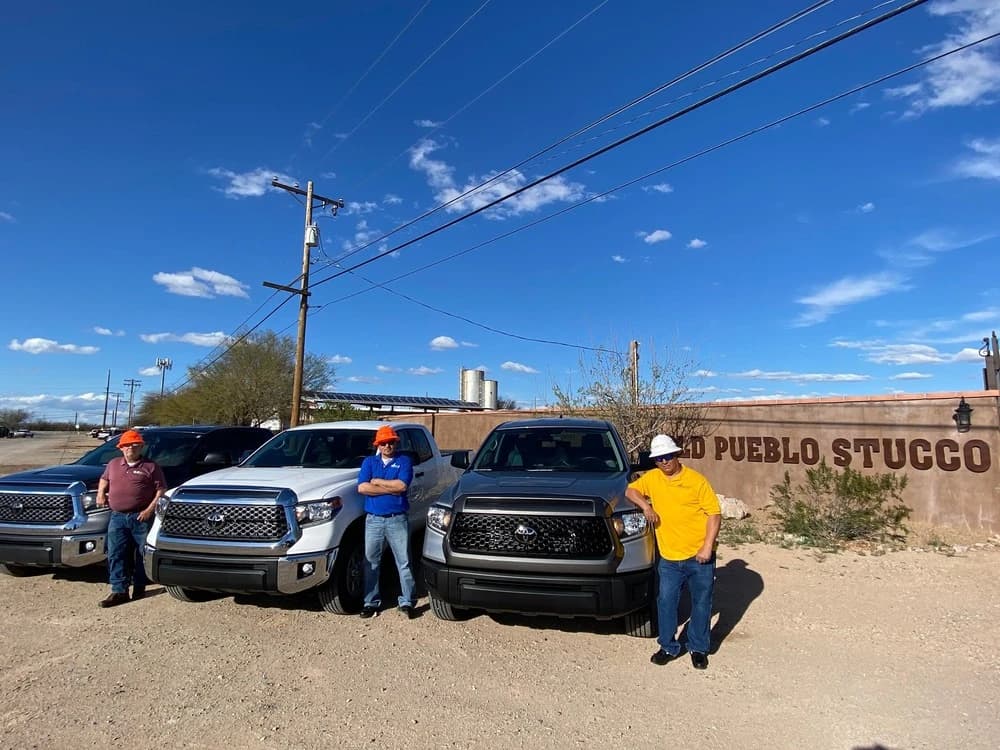 Old Pueblo Stucco team at work
