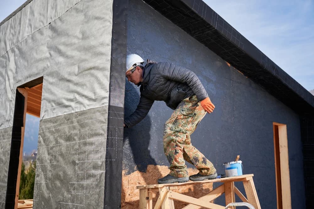 Stucco repair work